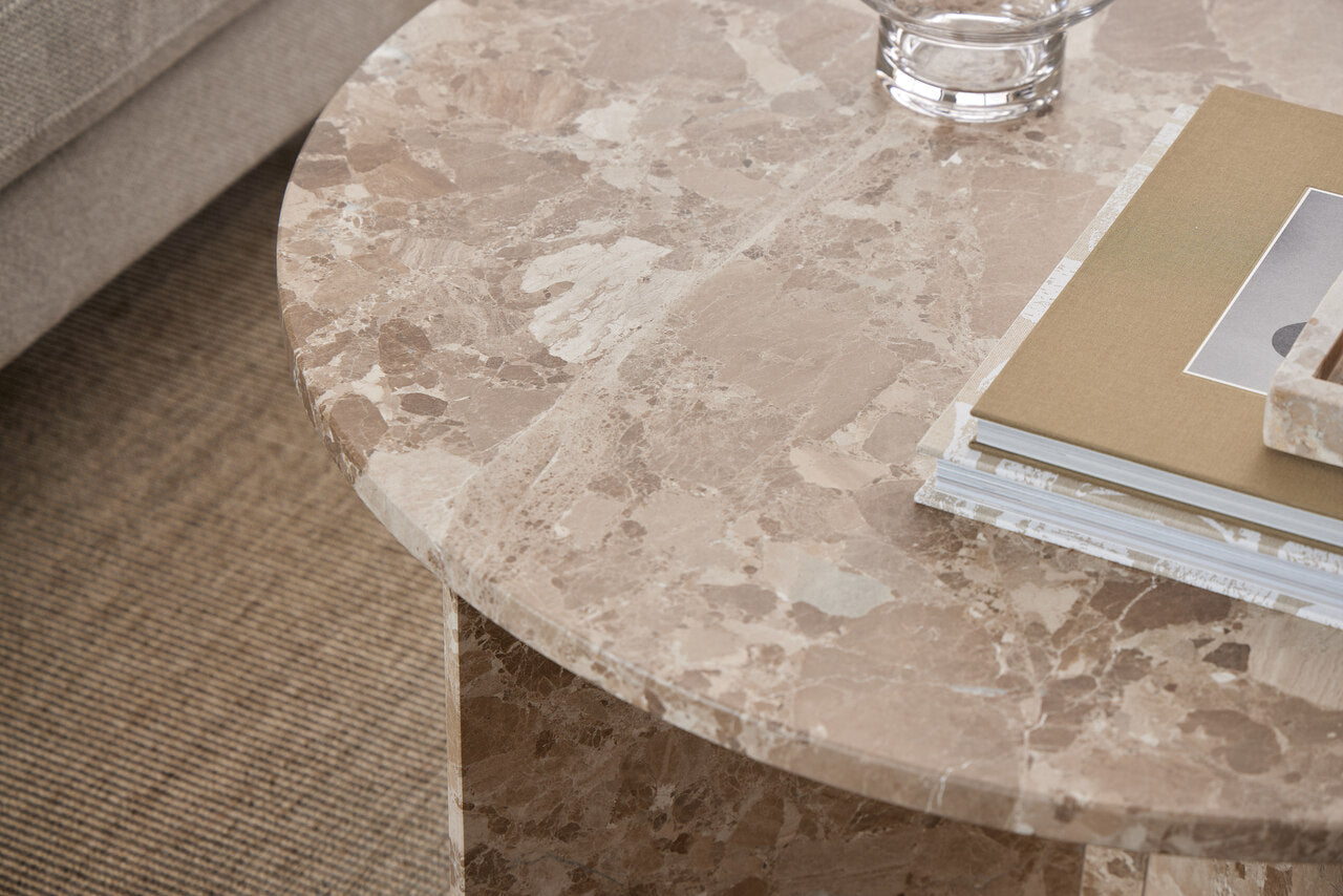 Vega Sofabord 90 x 42 cm | Marmor