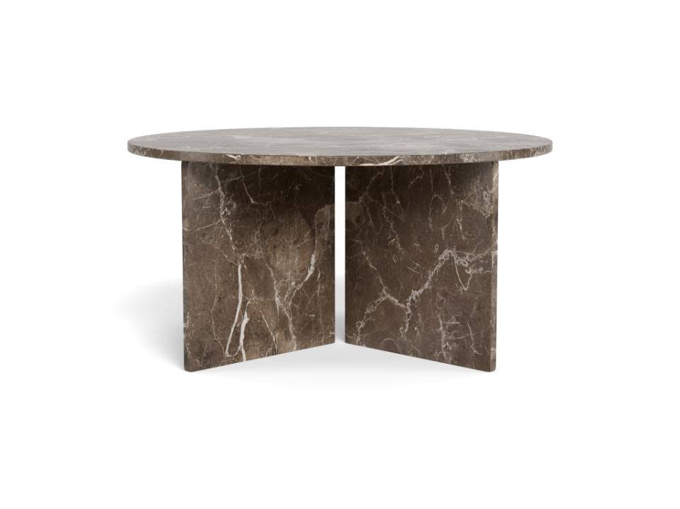 Vega Sofabord 90 x 42 cm | Mørk marmor