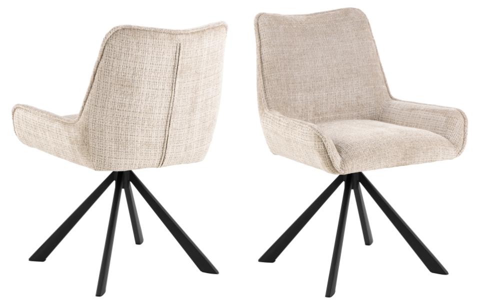 Eddie spisebordsstol | Beige