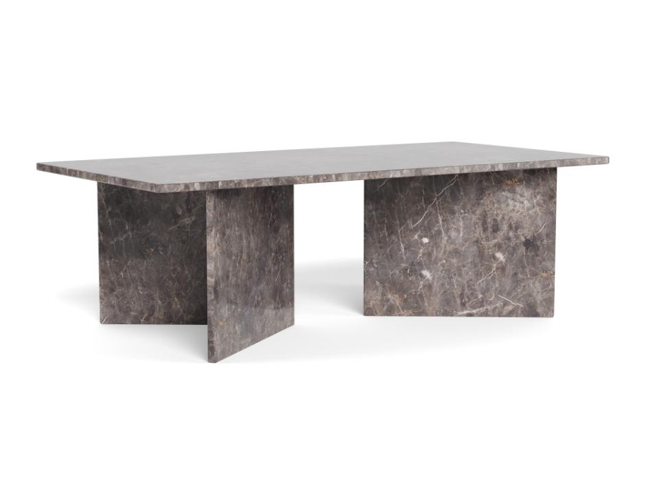 Vega Sofabord 140 x 70 cm | Mørk Marmor