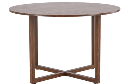Hellerup Spisebord, Ø120 cm | Valnød finish