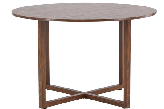 Hellerup Spisebord, Ø120 cm | Valnød finish